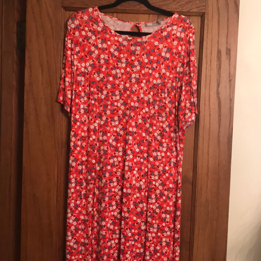 asos curve tea length midi dress